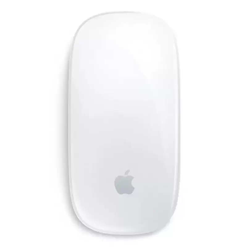 Apple Magic Mouse 2 A1657 in Silver — top view of the seamless multi-touch surface