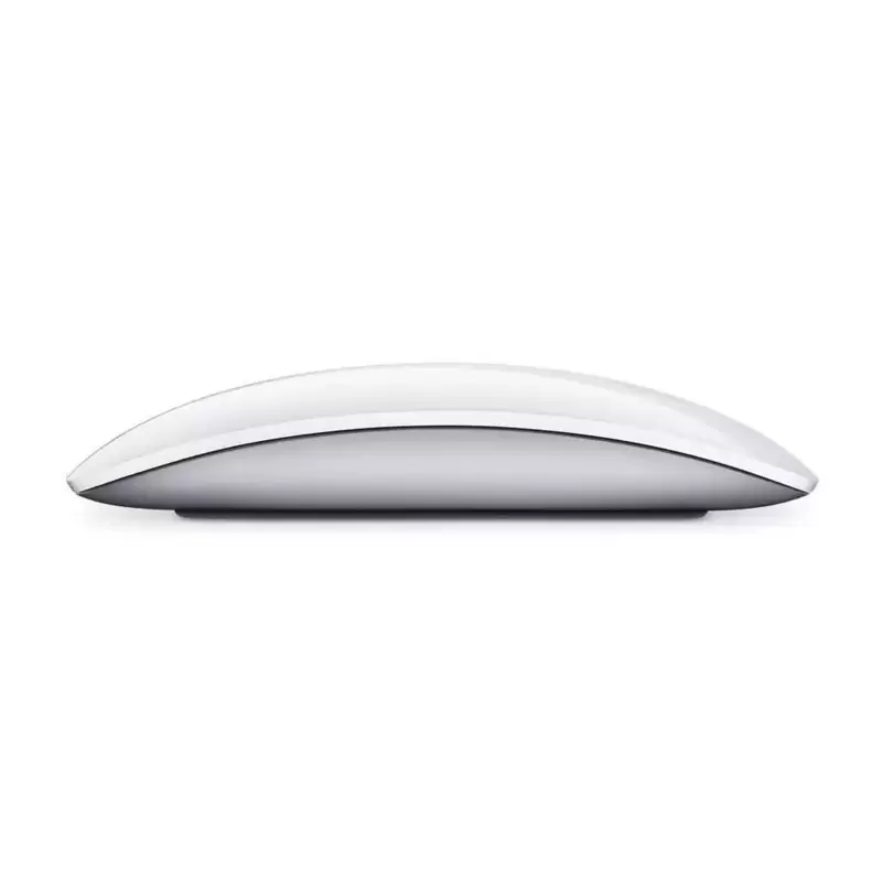 Apple Magic Mouse 2 A1657 in Silver — low side profile showing slim contour