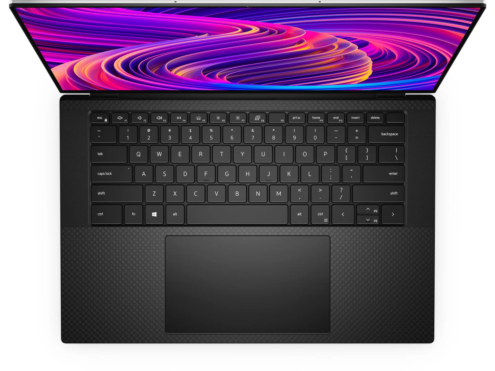 Dell XPS 15 9510 top
