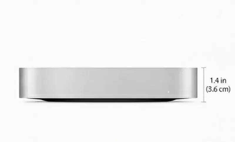 Apple Mac Mini 2014 side
